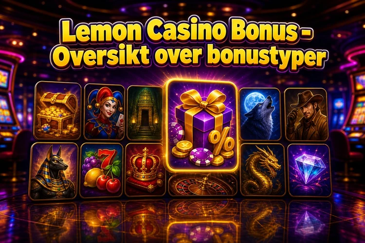 Lemon Casino Bonus - Oversikt over bonustyper