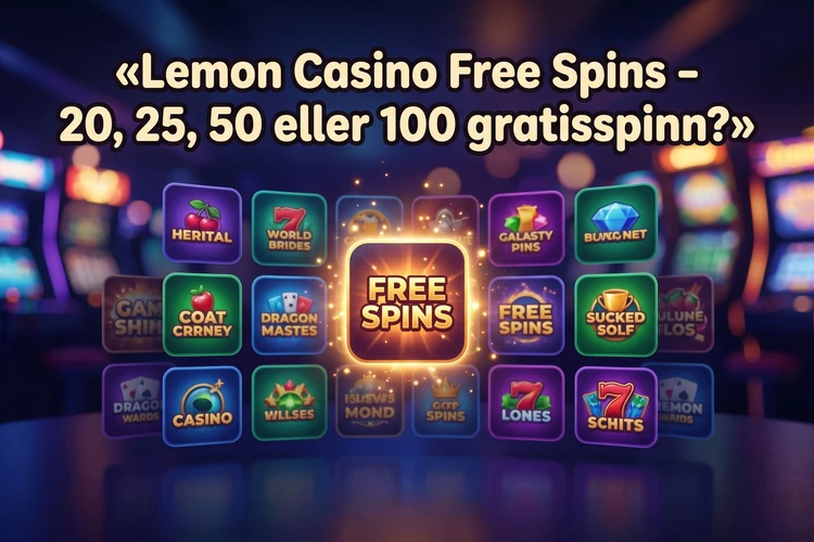 Lemon Casino Free Spins - 20, 25, 50 eller 100 gratisspinn?
