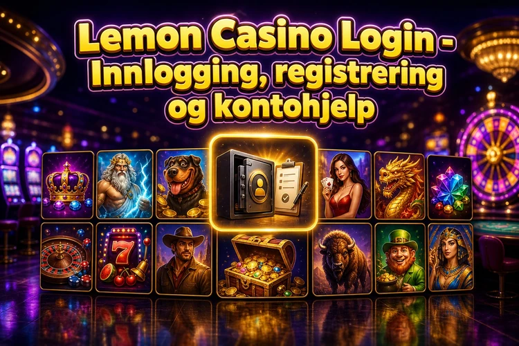 Lemon Casino Login - Innlogging, registrering og kontohjelp