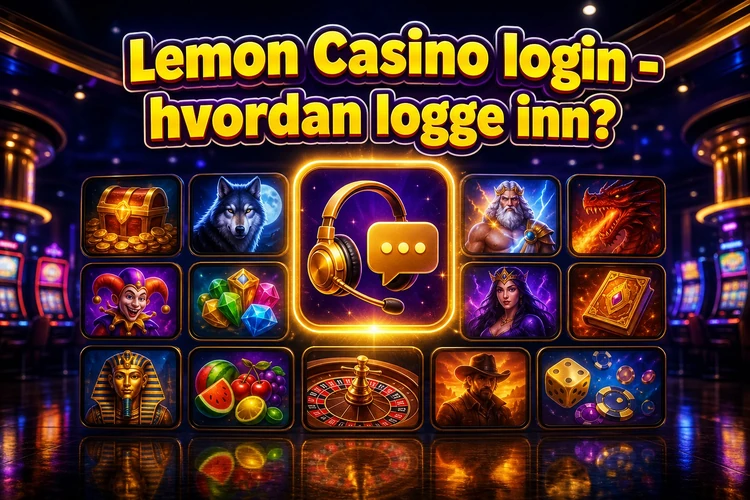 Lemon Casino login - hvordan logge inn?