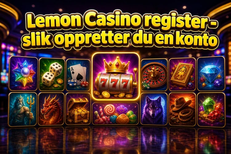Lemon Casino register - slik oppretter du en konto