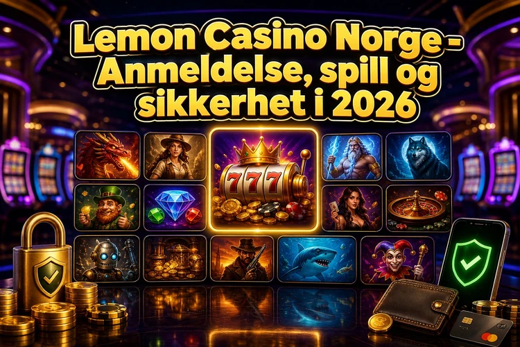 Lemon Casino Norge - Anmeldelse, spill og sikkerhet i 2026